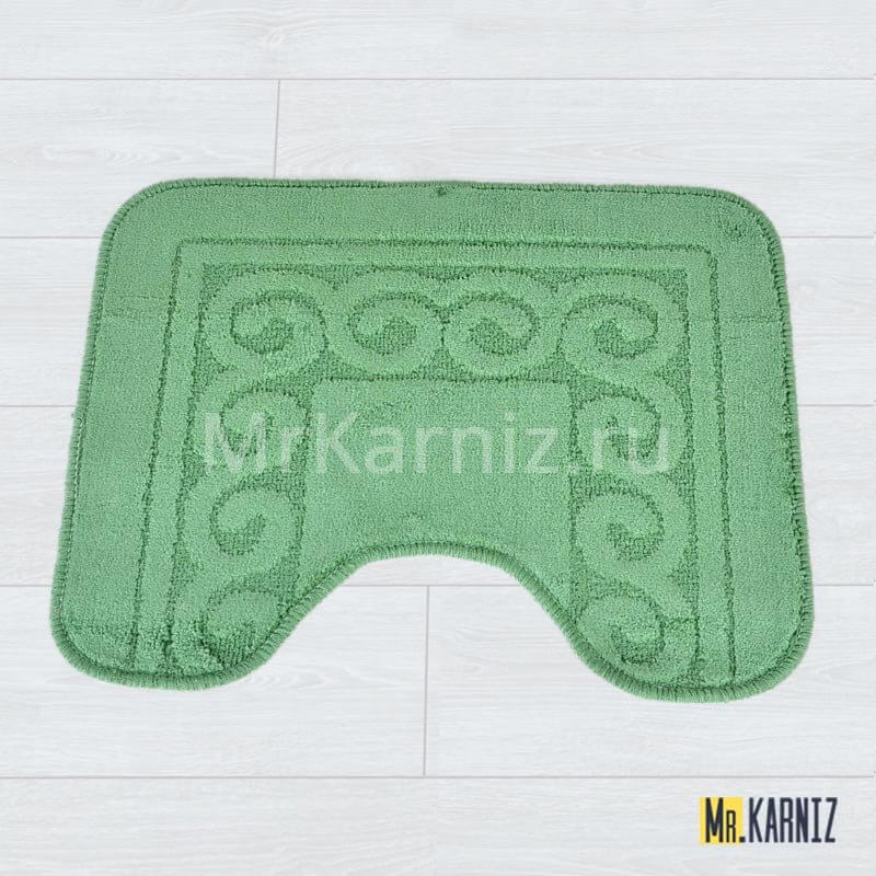 Коврик для туалета ТН зеленый Коврик для туалета ТН зеленый