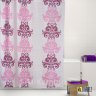 Штора для ванной DAMASK розовая фото 1